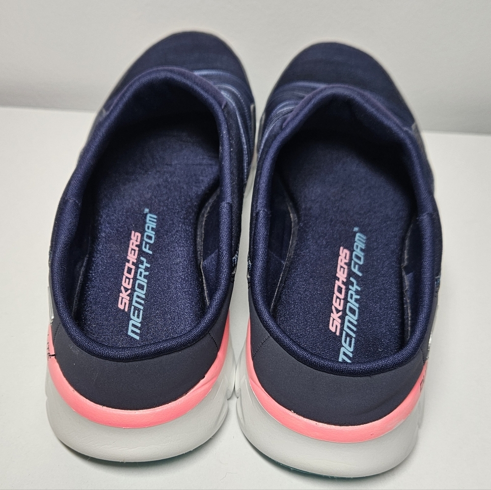 Skechers Synergy Women's Sport Air Streamer Slip-On Mule Sneakers, Sz 8.5 - Picture 4 of 9